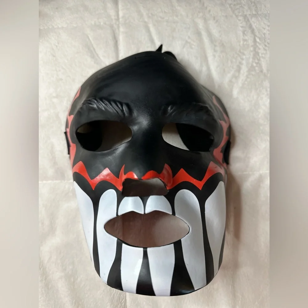 2015 WWE Finn Balor Adjustable Mask Demon King Club Wrestling Headgear By Mattel